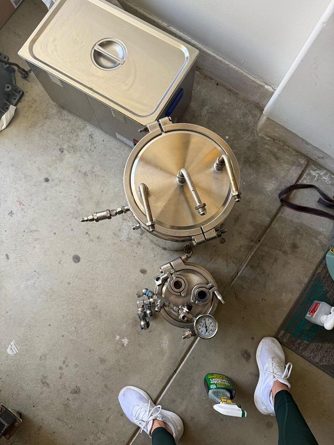 Used Precision PX1 Hydrocarbon Extractor with GC 5000 Gas Compressor - Turnkey System 