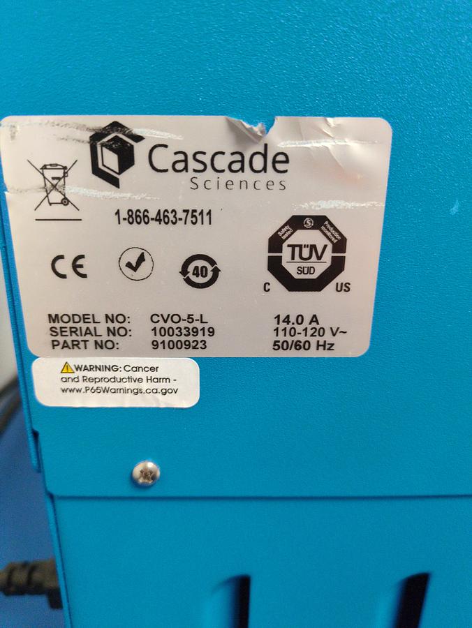 Cascade CVO-5 DOUBLE UP Vacuum Oven Package w/ MAXTRAP -50C and Pump