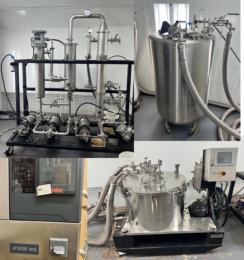 Used Precision Extraction Ethanol Centrifuge C-40 & ASE 100 Falling Film Turn Key Package