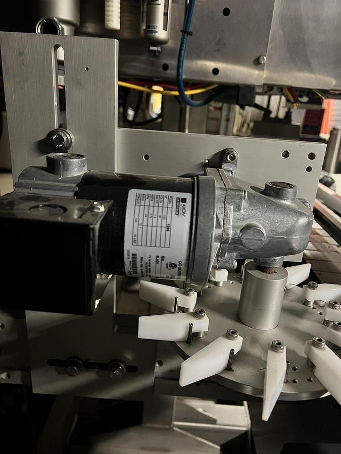 Used Heat Shrink Tunnel with Sleeve Inserter