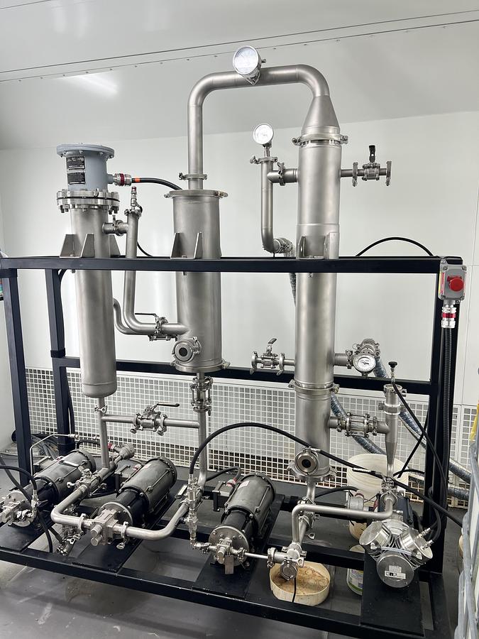 Used Precision Extraction Ethanol Centrifuge C-40 & ASE 100 Falling Film Turn Key Package
