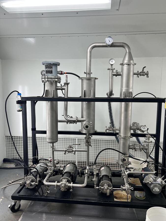 Used Precision Extraction Ethanol Centrifuge C-40 & ASE 100 Falling Film Turn Key Package