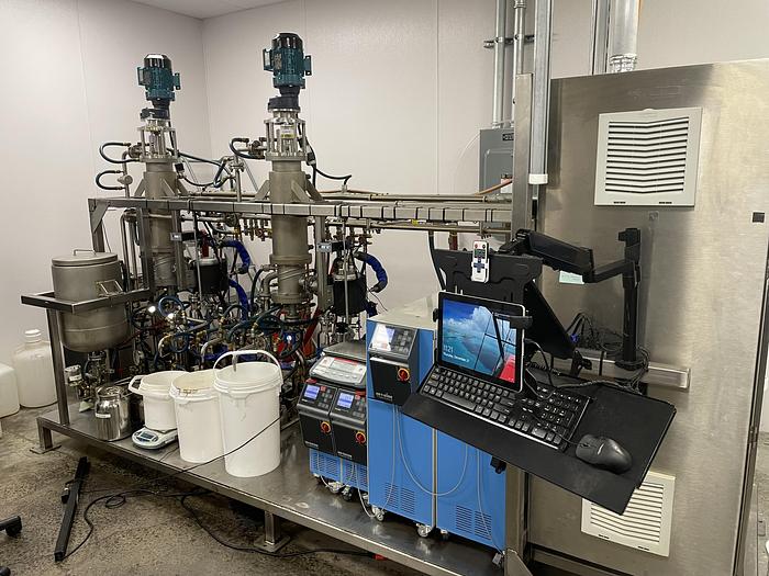 Used 2-Stage Lab Society Wiped Film Distillation - 10kg/hr Throughput