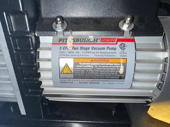 Used BVV Vacuum Oven 3.2 cu ft - with Vacuum Pump