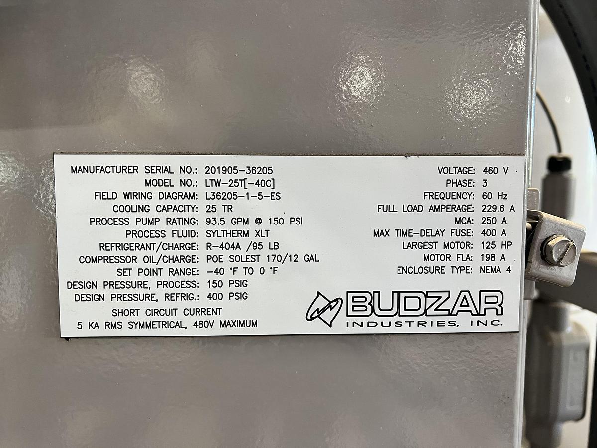 Budzar Water-Cooled Chiller