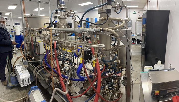 Used 2-Stage Lab Society Wiped Film Distillation - 10kg/hr Throughput