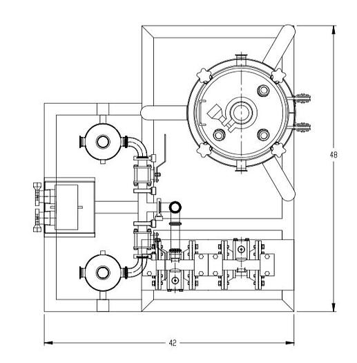 Used Heated Filtration Skid by Pinnacle HFS Model