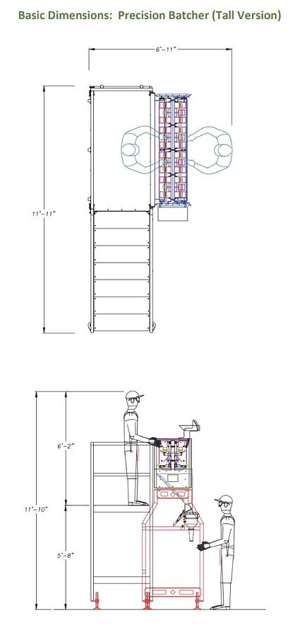 Used Green Vault Systems Precision Batcher with Jar Indexing and Filling Line