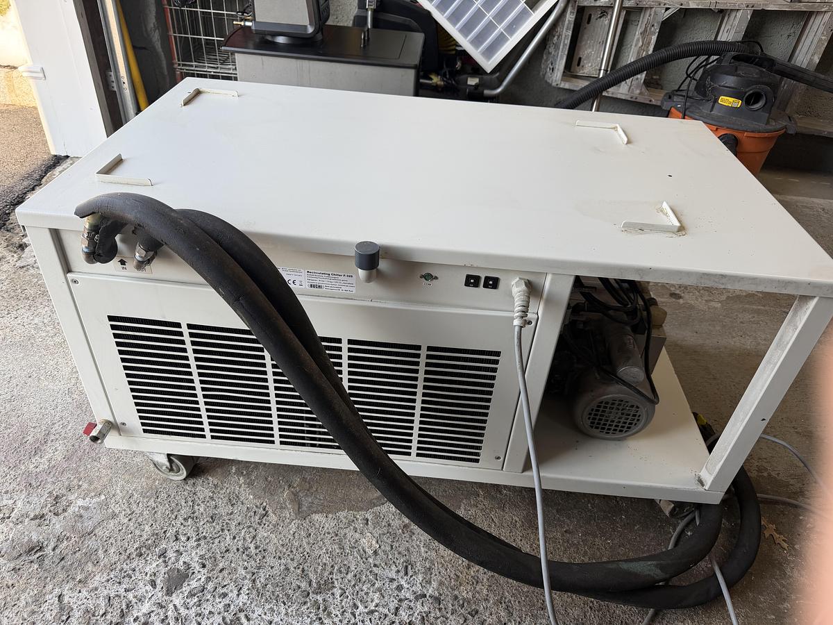Used Buchi RotaVapor R-220 Pro with Recirculating Chiller and Vacuum Pump