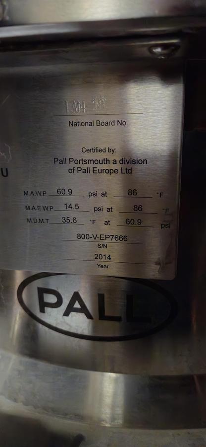 Used PALL Chromatography Column