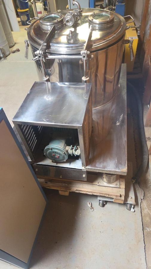 45L Jacketed Stainless Steel Centrifuge w/ Explosion-Proof Motor & Siemens Touch Screen Controller