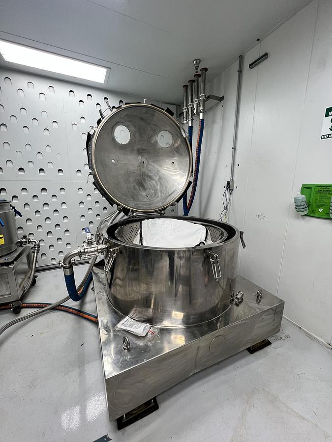 Used  BVV Jacketed 50 lb Ethanol Centrifuge 