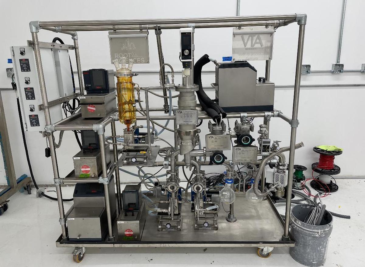 Used VTA VKS-70 Wiped-Film Distillation System (2018) — Very Clean — Includes Heaters/Chillers & Vacuum