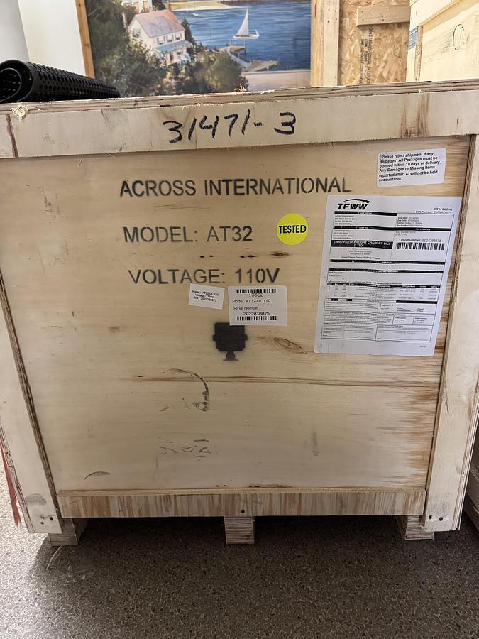 Across International 3.2 Cu Ft Vacuum Oven with Edwards Pump