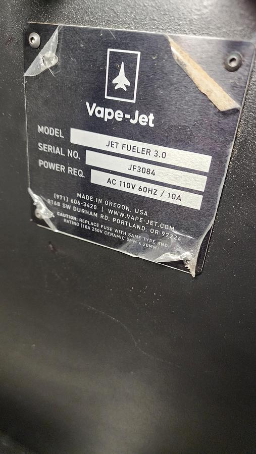 Used Jet Fueler 3.0 by VapeJet (FREE SHIPPING USA/CANADA)