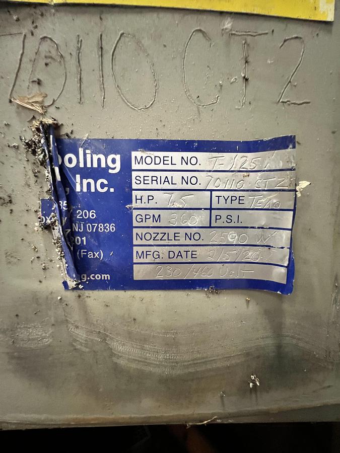 Used Delta T Cooling Tower with Stand