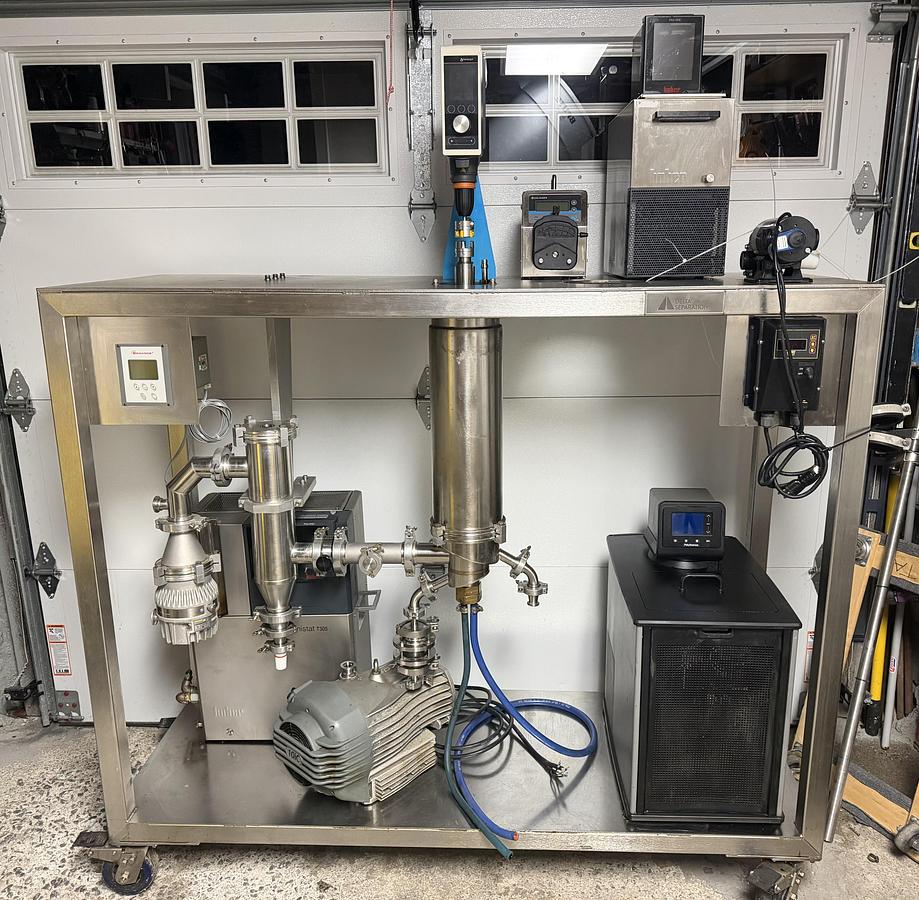 Used Delta Separations RFD-27 Rolled Film Short Path Distillation