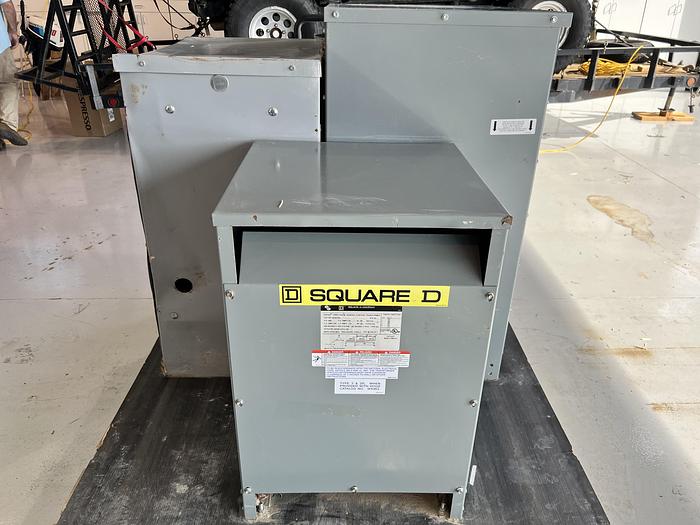 Square D 3 Phase Transformer 45 kVa 480 to 208Y/120
