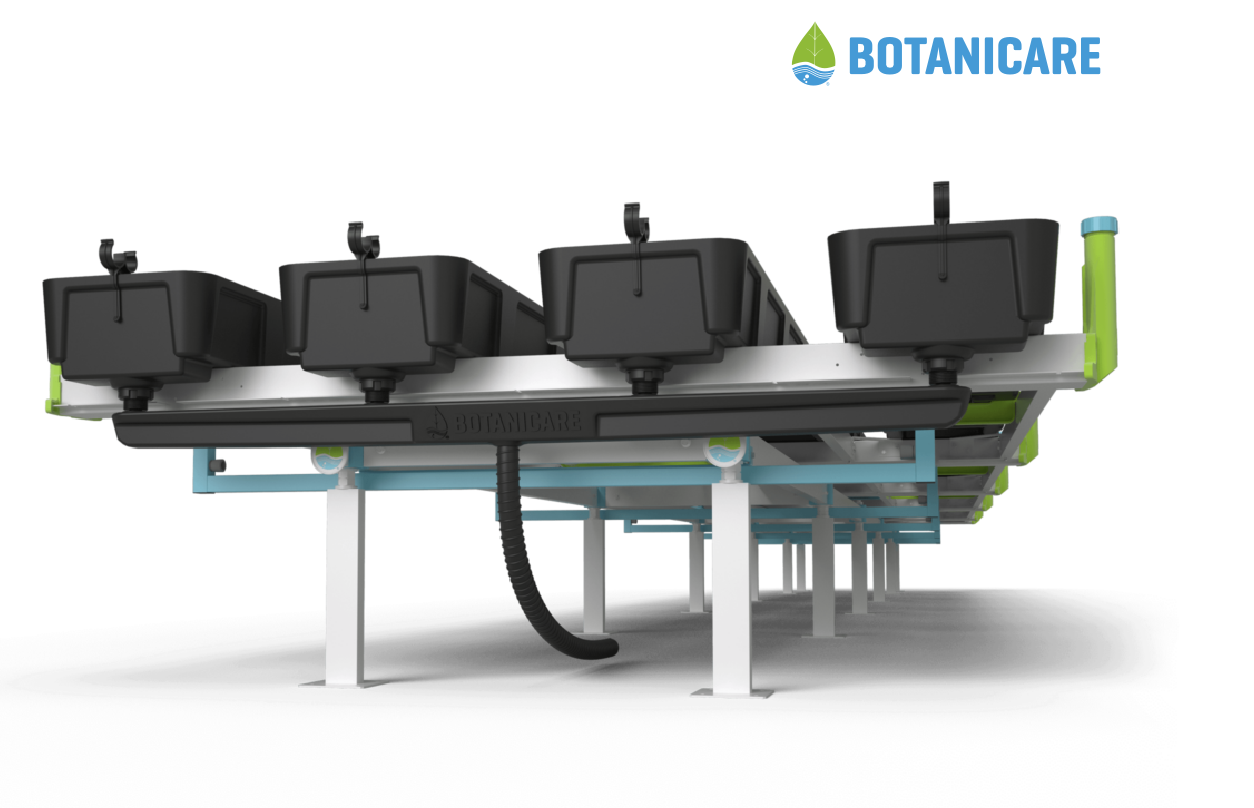 Used (4) Botanicare Slide Bench Grow Tables