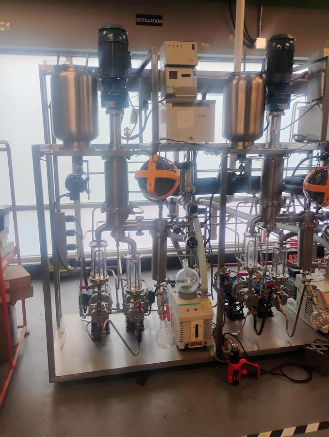 Used Dual Stage Chemtech KDT-10 Short Path Distillation 