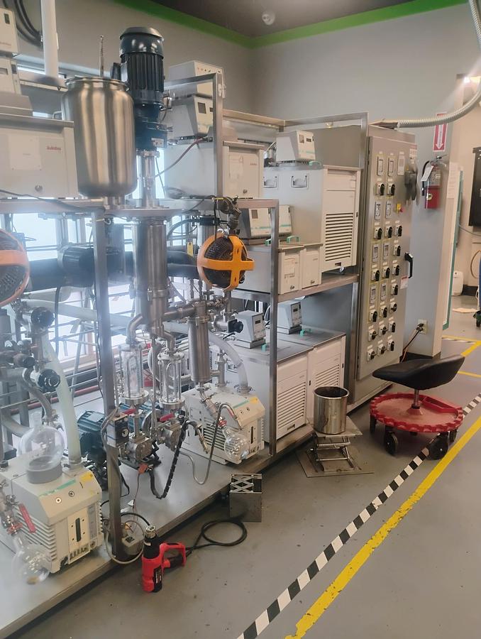 Used Dual Stage Chemtech KDT-10 Short Path Distillation 