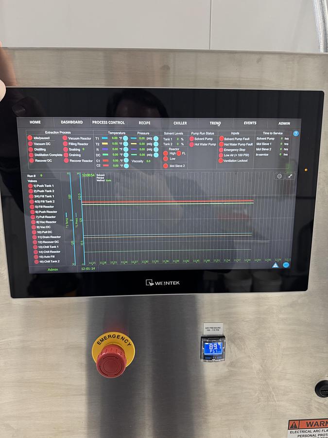 Used Luna IO Hydrocarbon Extractor (Turnkey) with Chillers, Boiler, Pumps and More...
