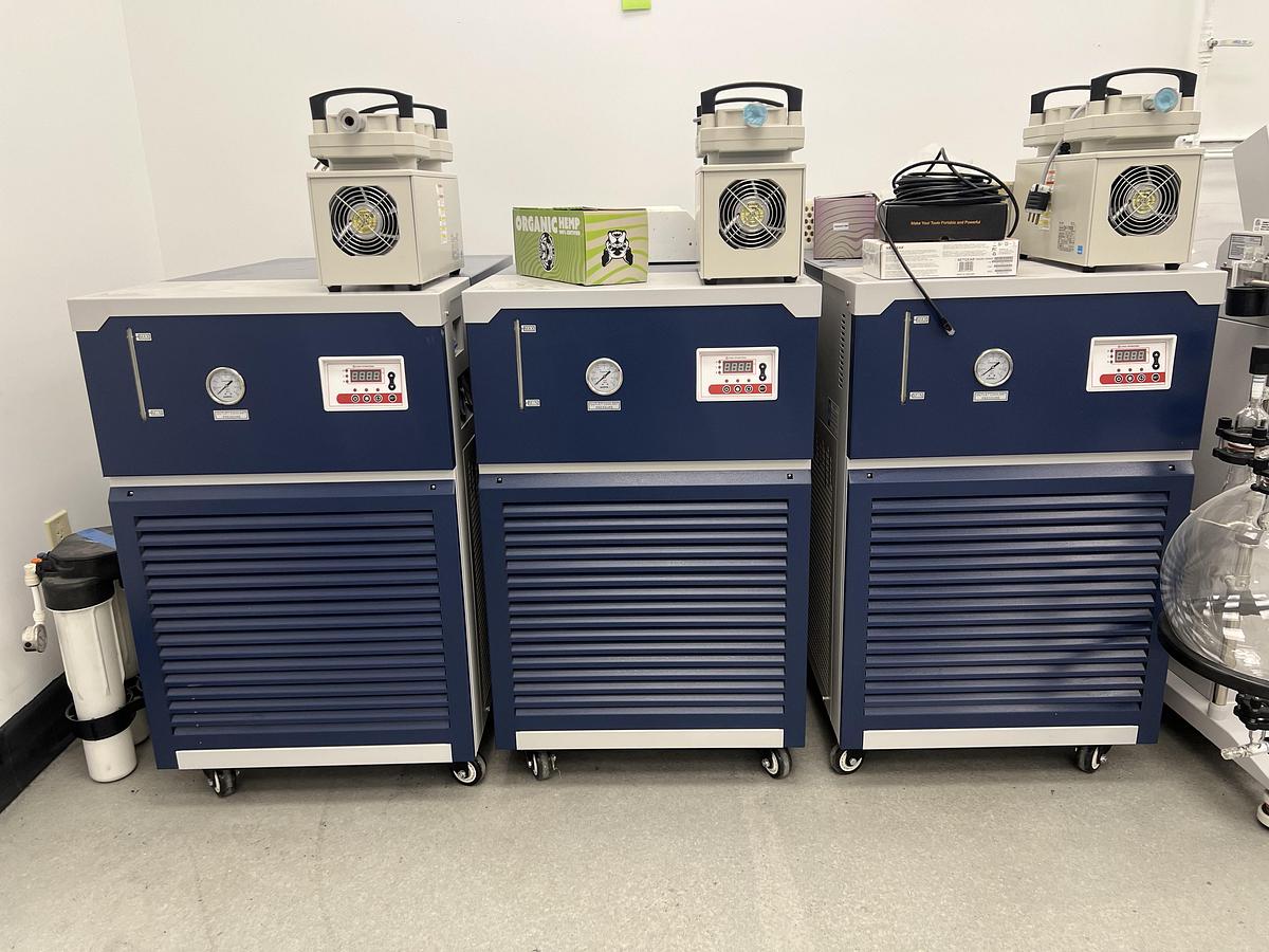 Across International 50 L RotaVap with Chiller and Vac Pump + Dual Solvent Collection Vessel