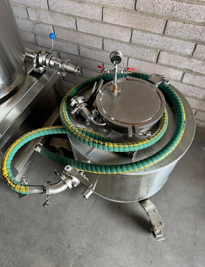 Used Delta Separtations CUP 30 Ethanol Centrifuge + 4 Kegs and All Ancillary