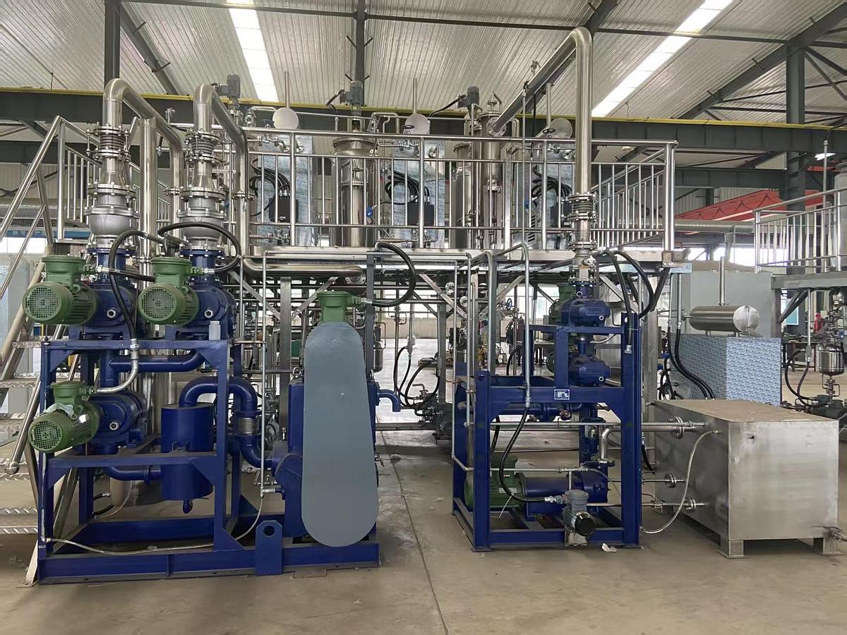 YMD-10000 Industrial Wiped Film Distillation System (Complete Turnkey Setup)