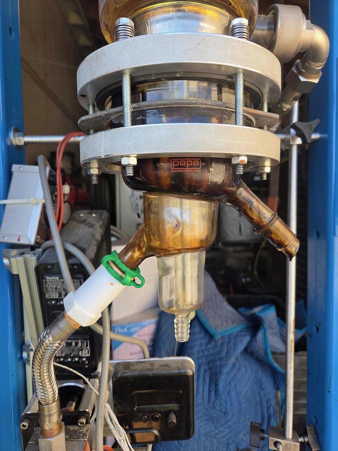 Used Pope 4" Wiped Film Evaporator – Partial System