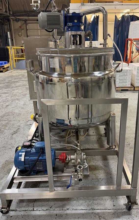 Used (2) 400 L Gummy Cooking Kettles