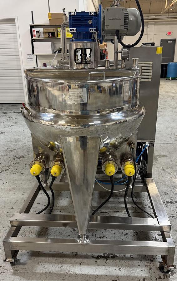Used (2) 400 L Gummy Cooking Kettles