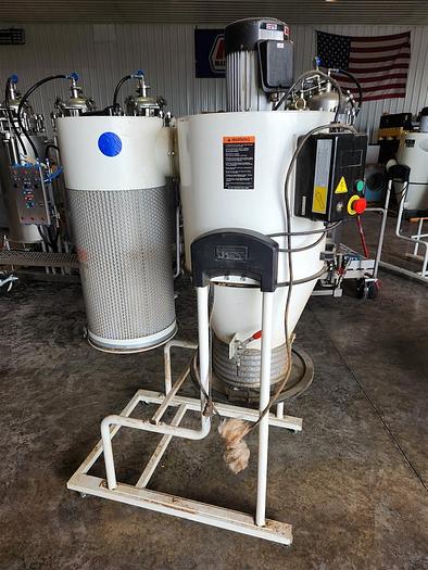 Used JET Cyclone Dust Collection System, MDL JCDC-2