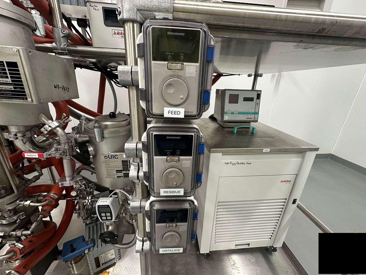 Used UIC Wiped Film Distillation Model KD6