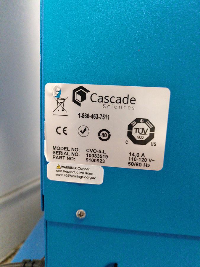 Cascade CVO-5 DOUBLE UP Vacuum Oven Package w/ MAXTRAP -50C and Pump