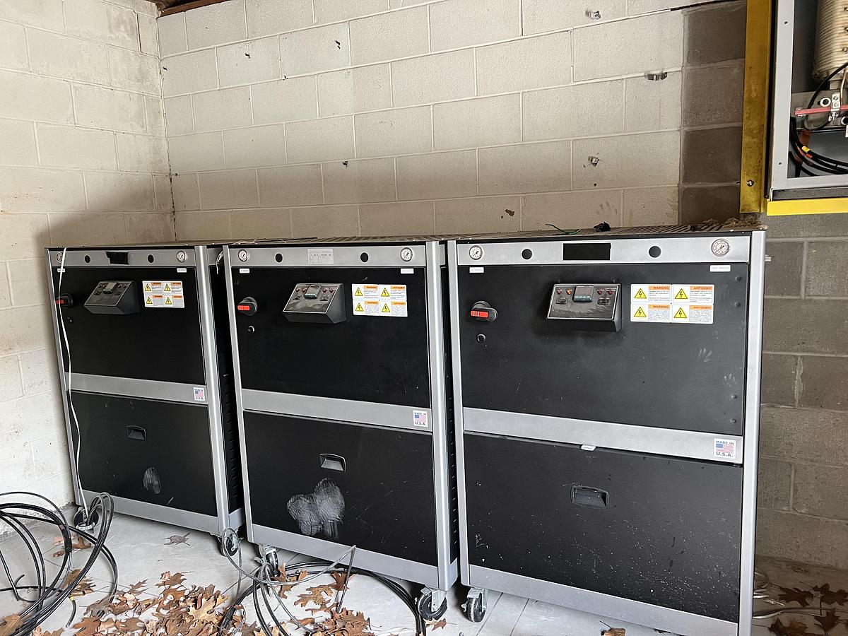 (3) Delta T Systems EUW-96G Temperature Control Units | 96 kW, 460V, 3PH
