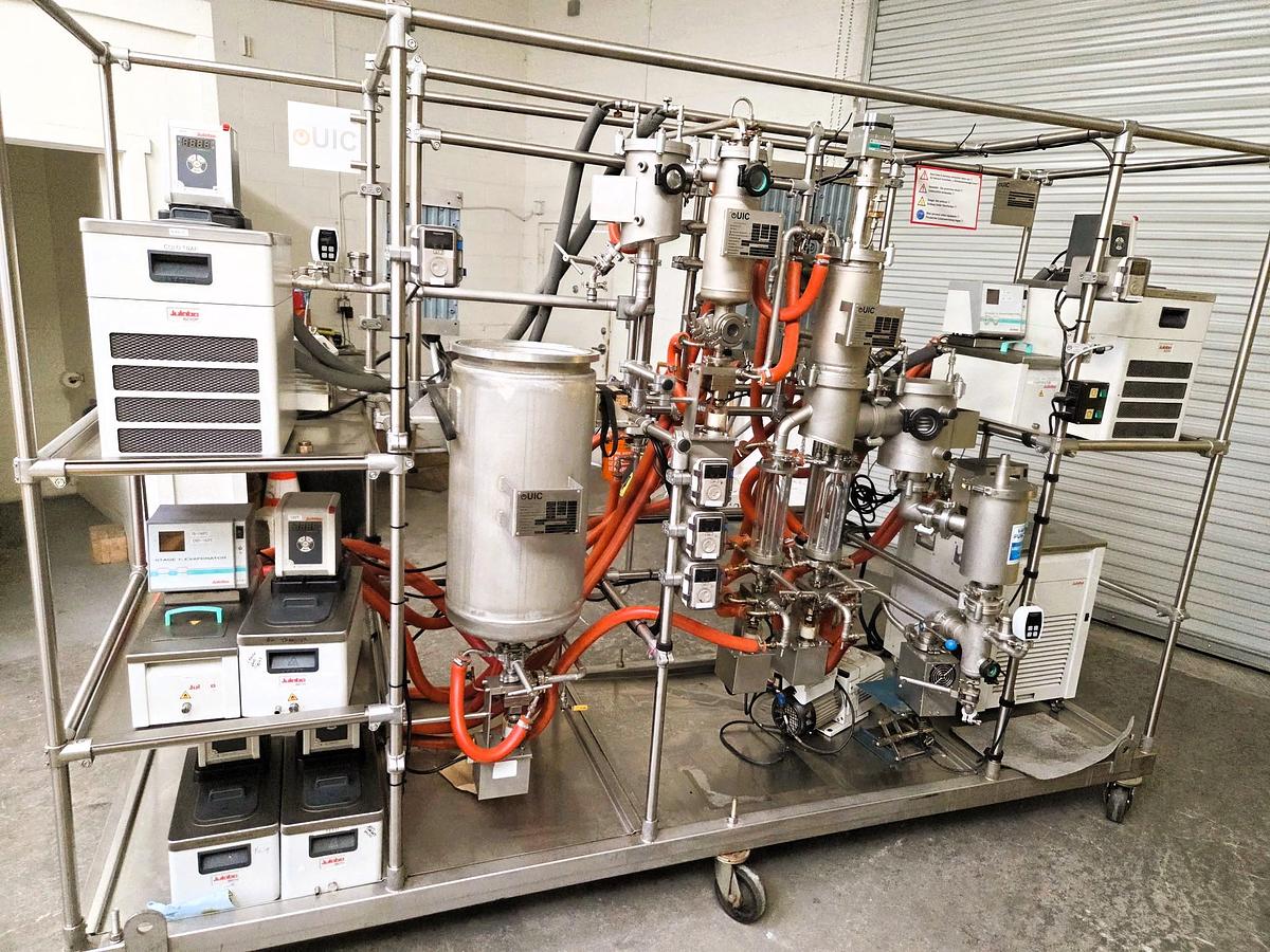 Used Precision CDU 10k Turnkey Wiped Film Distillation