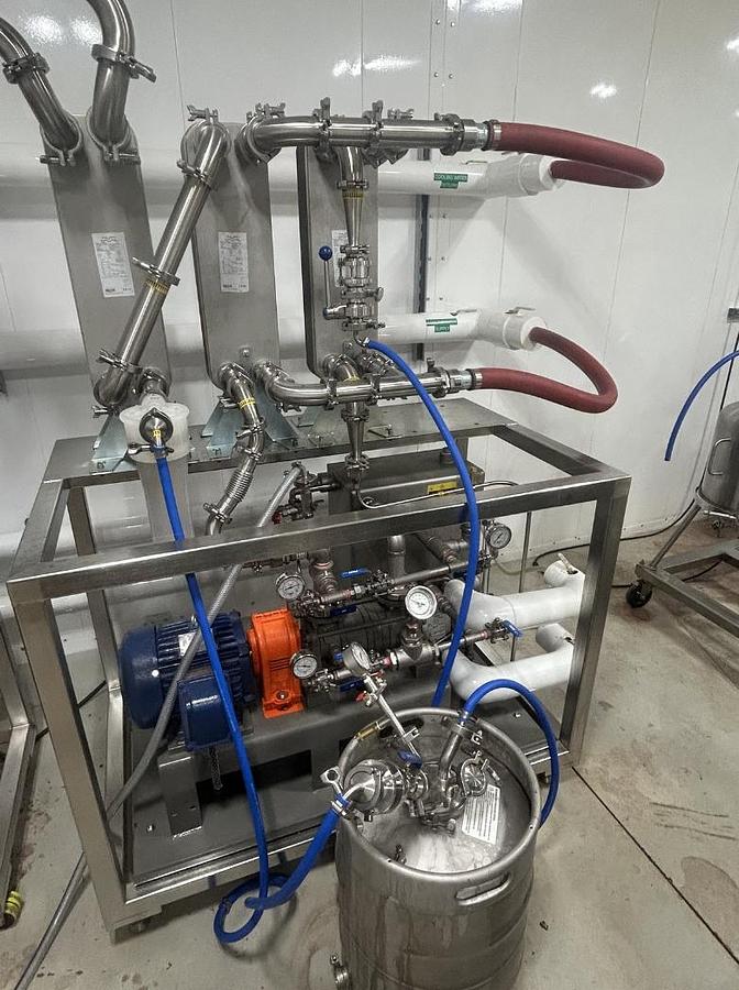 Used Delta Separations FFE 60 Falling Film Evaporator 60gal/hr
