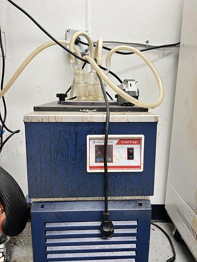 Used Across International Glass Reactor 100 L with Cold Trap