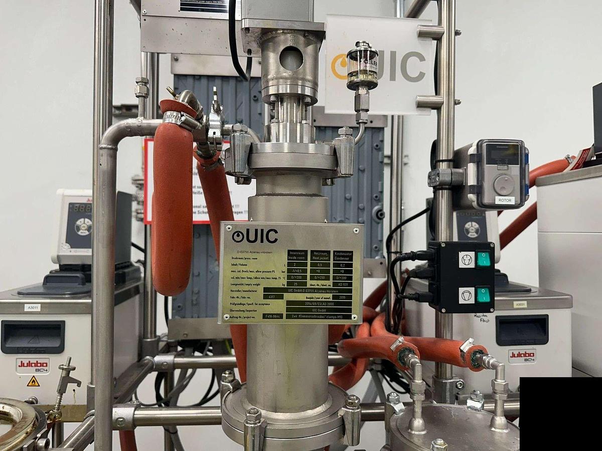 Used UIC Wiped Film Distillation Model KD6