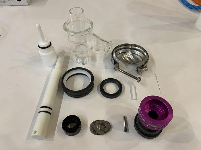 Used ChemGlass 100L Glass Reactor