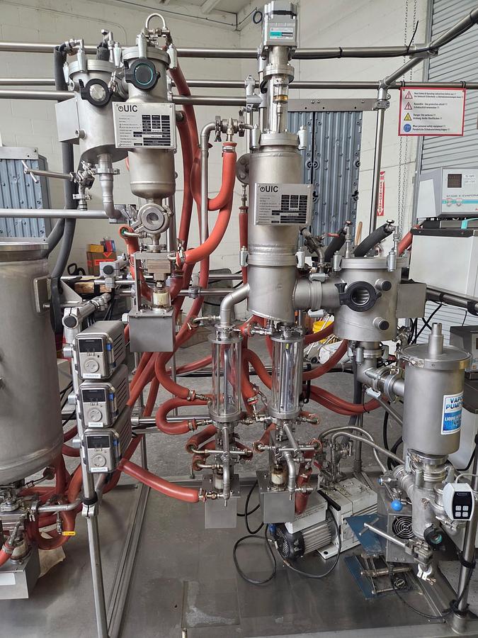 Used Precision CDU 10k Turnkey Wiped Film Distillation