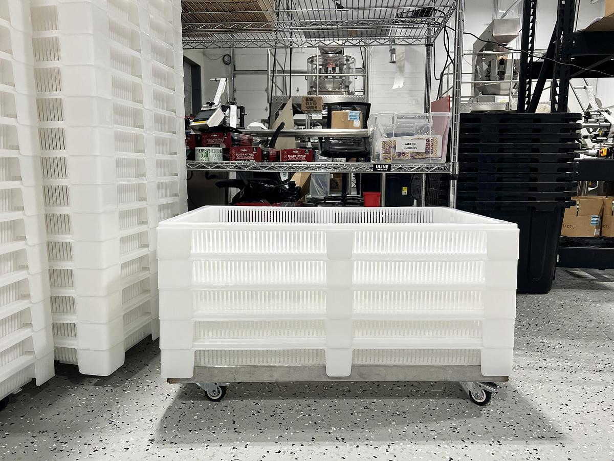 Food Grade Gummy Racks with Dolly