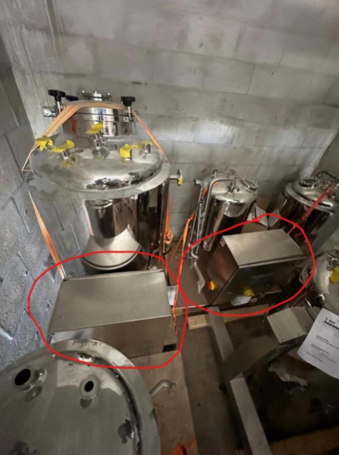 Used 600 L Crystallization Reactor with Heating Vessels