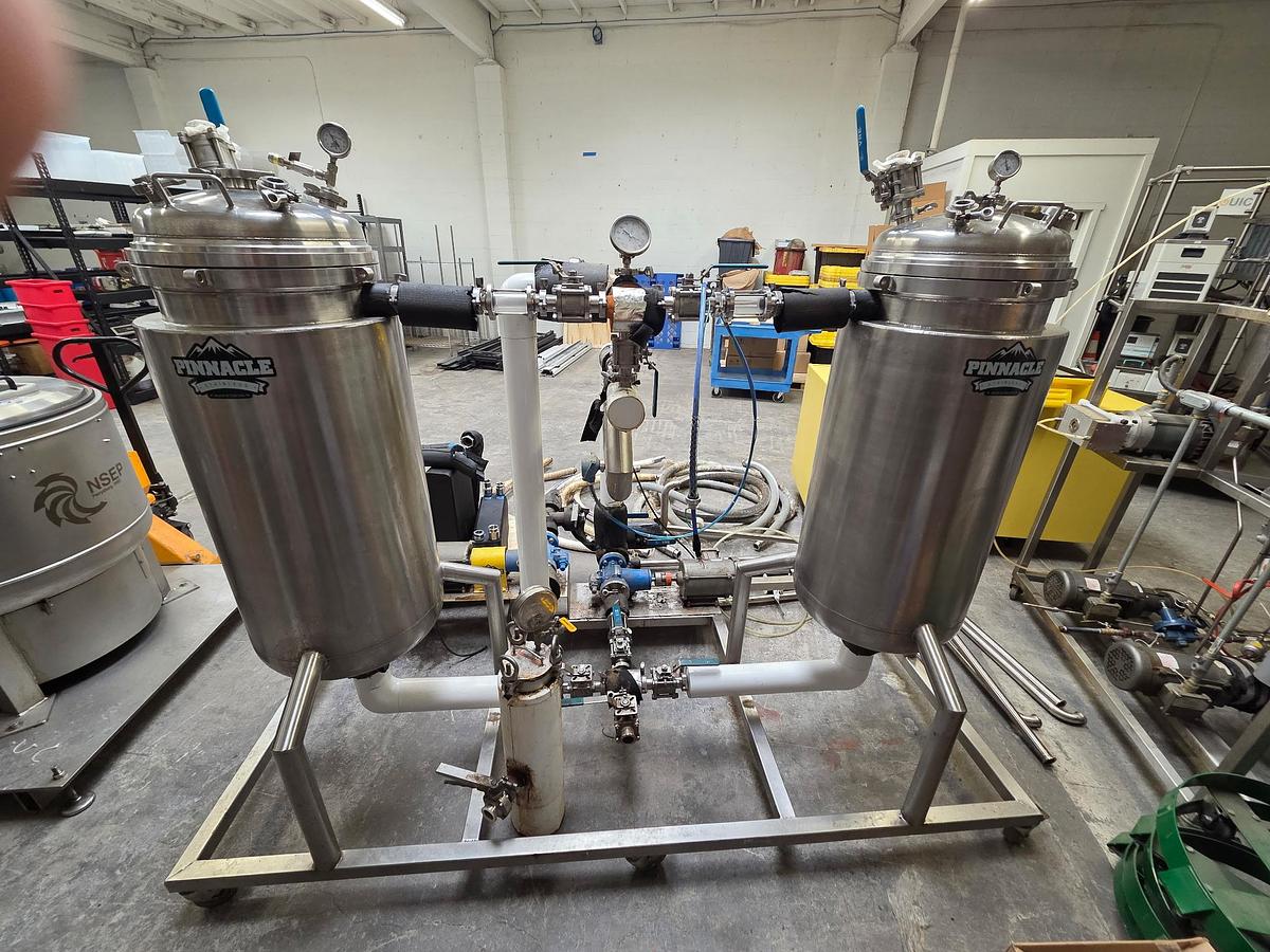 Used Pinnacle Package: AES, SRS, Decarb Skid, & Heated Filtration Skid