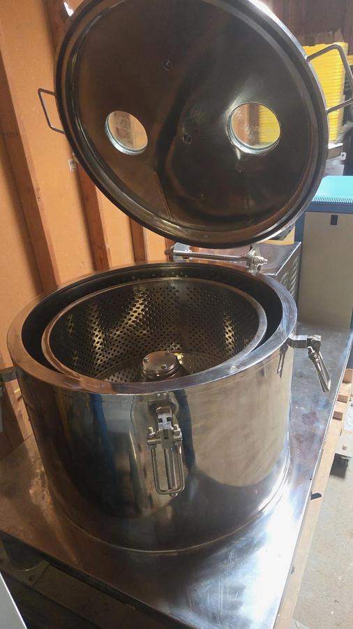 45L Jacketed Stainless Steel Centrifuge w/ Explosion-Proof Motor & Siemens Touch Screen Controller