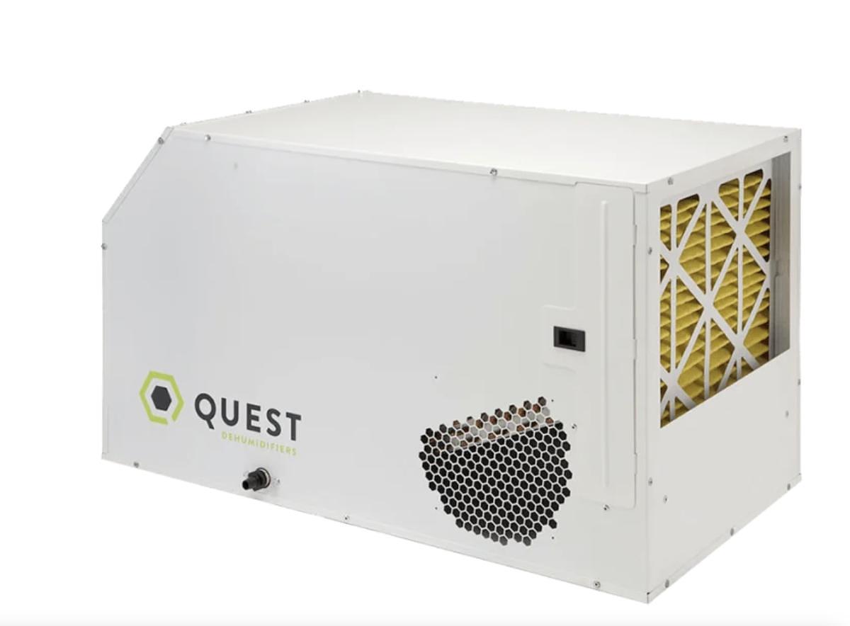 Used HVAC + Dehumidifier Bundle Package (Canarm HVAC SCT10 + Quest Dual 165-Pint Overhead Dehumidifier (220–240V))