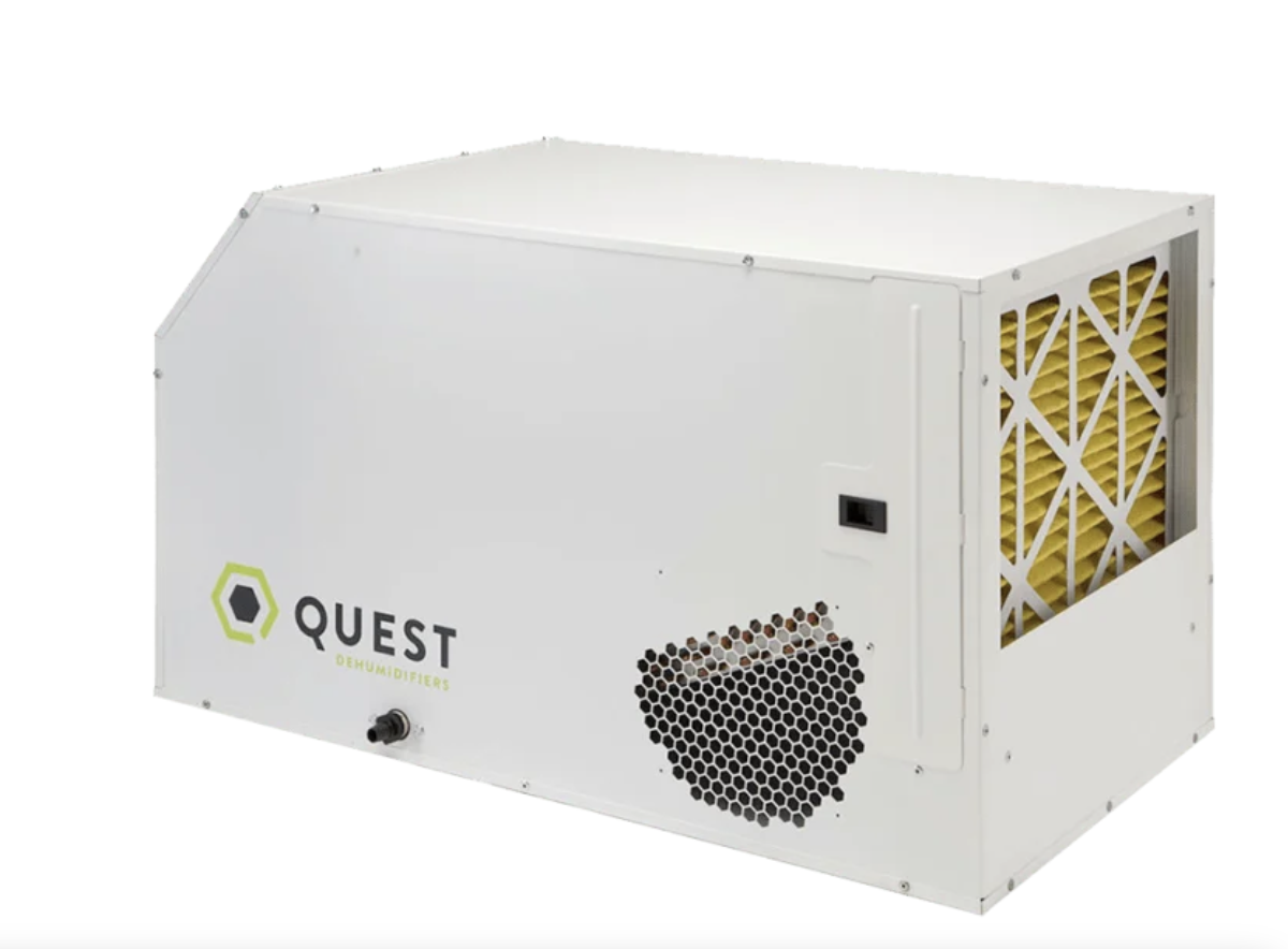 Used HVAC + Dehumidifier Bundle Package (Canarm HVAC SCT10 + Quest Dual 165-Pint Overhead Dehumidifier (220–240V)) 