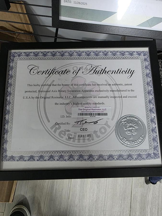 Used Resinator XL Classic Bundle: Bladeless Trimmer, Cryo Sifter, and Ice Water Hash apparatus