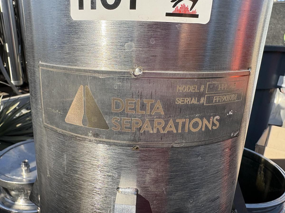 Used Delta Separations FFE 45 (Falling Film Evaporator 45 gal/hour recovery)